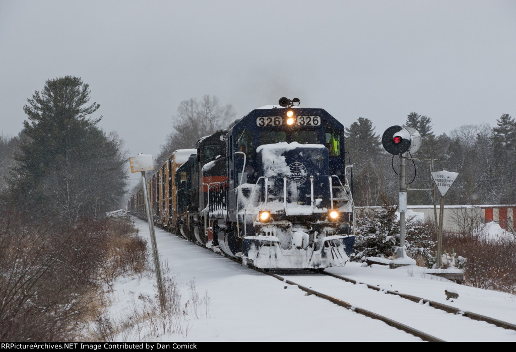 BM 326 Leads PORU at Merrill Rd. 